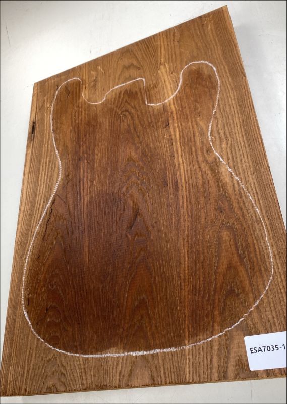 Body Swamp Ash, 3-pcs., Choco thermo-treated, Unique Piece #152